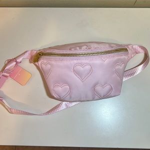 Stoney Clover Lane X Target pink heart fanny pack